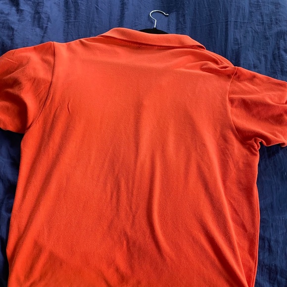 Lacoste orange men’s polo - size 6 (large) - Picture 6 of 6
